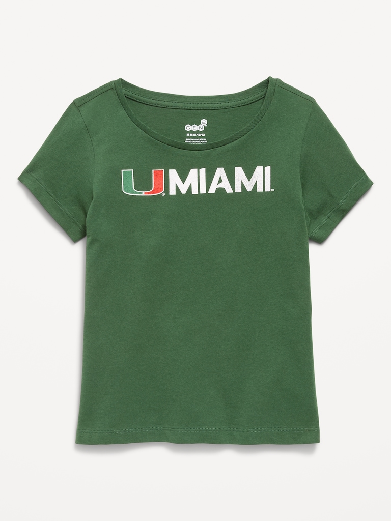 College Graphic T-Shirt for Girls