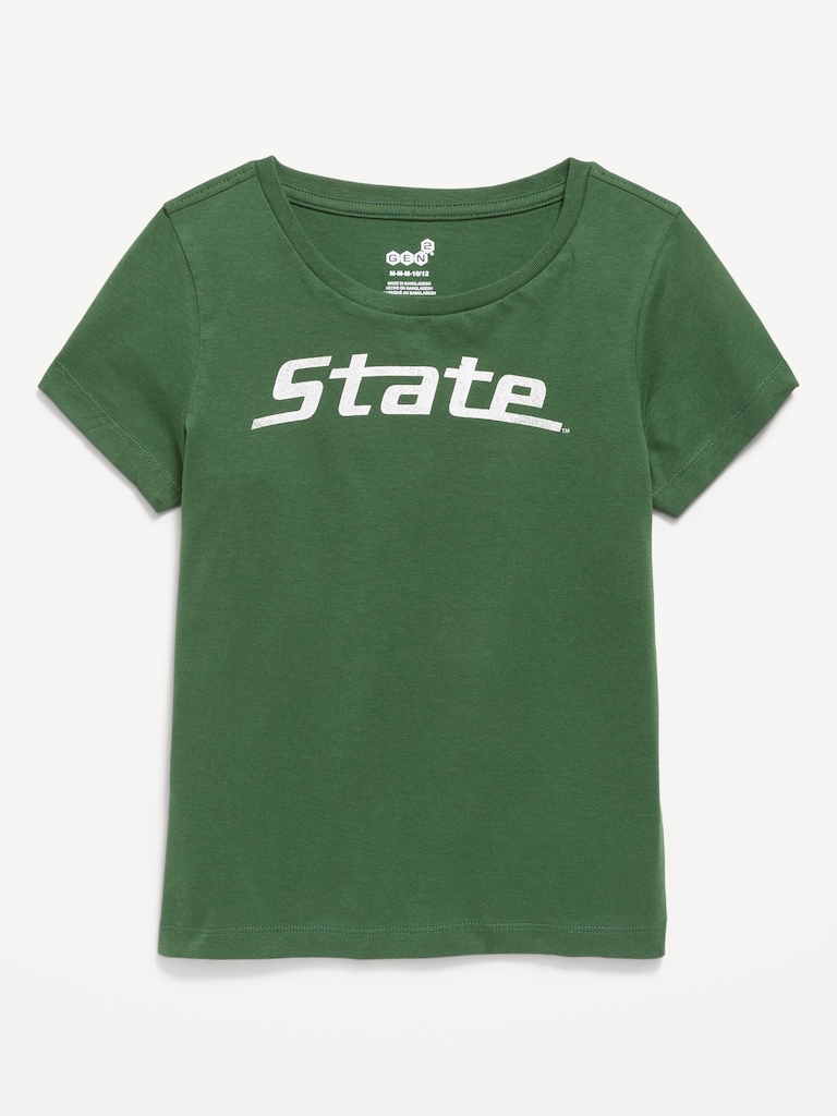 College Graphic T-Shirt for Girls