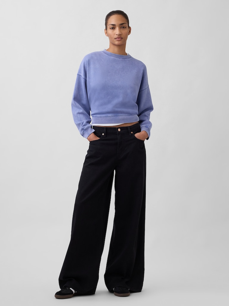 VintageSoft Wedge Crewneck Sweatshirt