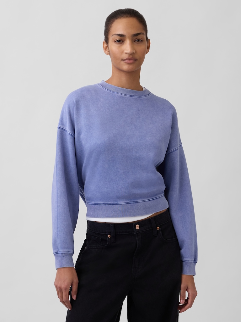 VintageSoft Wedge Crewneck Sweatshirt