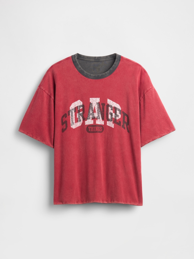 Stranger Things Adult Reversible Graphic T-Shirt