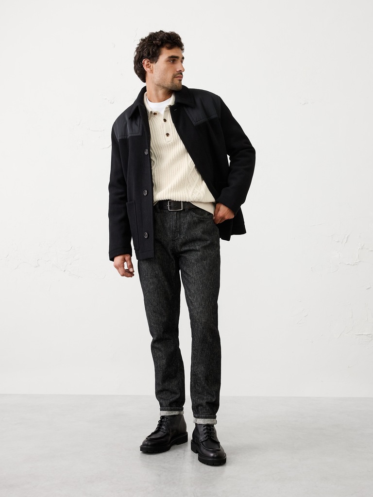 Cable Sweater Polo