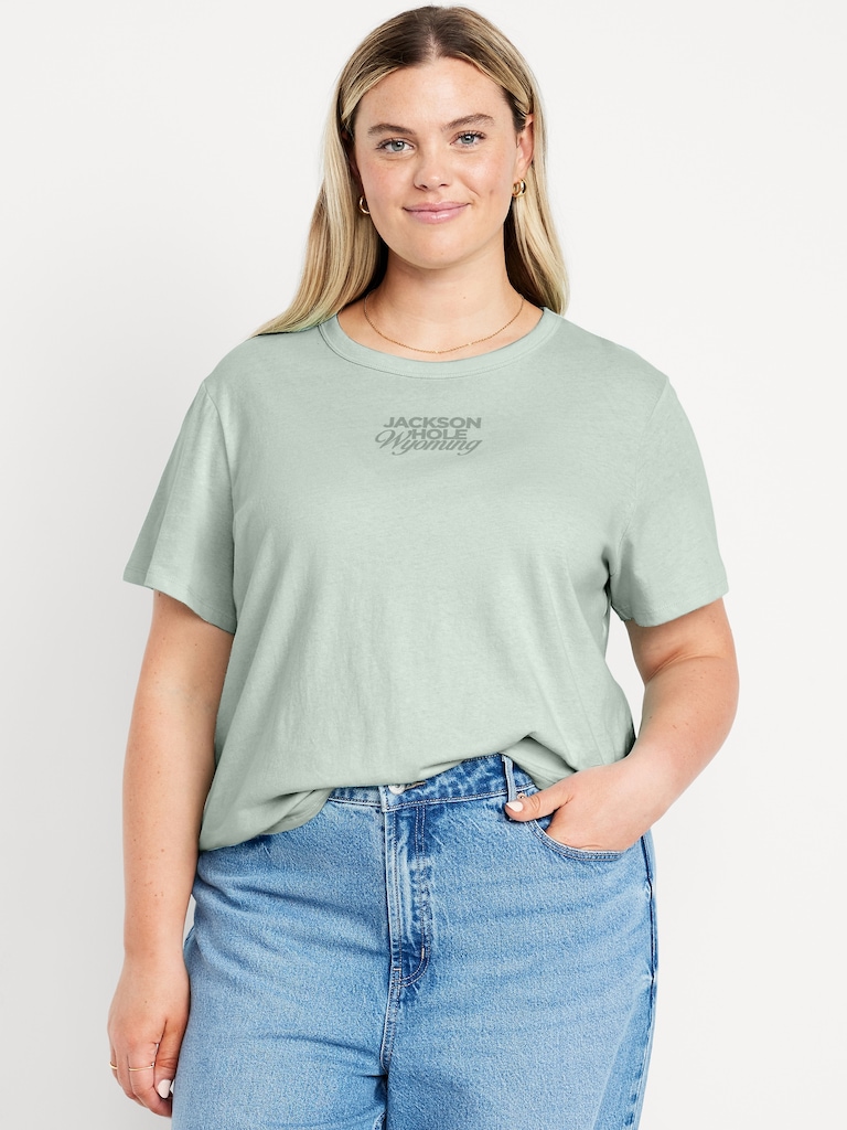 EveryWear Crew-Neck Graphic T-Shirt