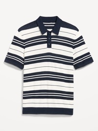 Striped Polo Sweater