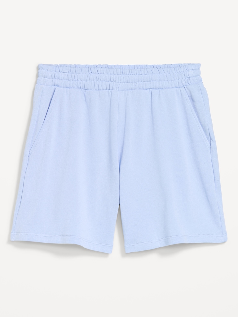 High-Waisted Relaxed Shorts -- 5-inch inseam