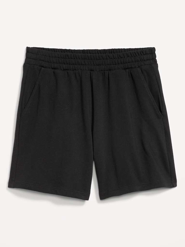 High-Waisted Relaxed Shorts -- 5-inch inseam