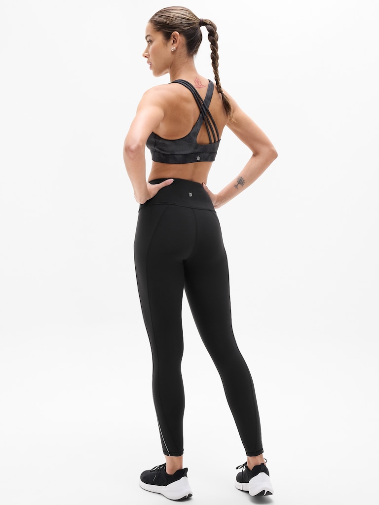 Rainier High Rise Reflective Stripe Legging