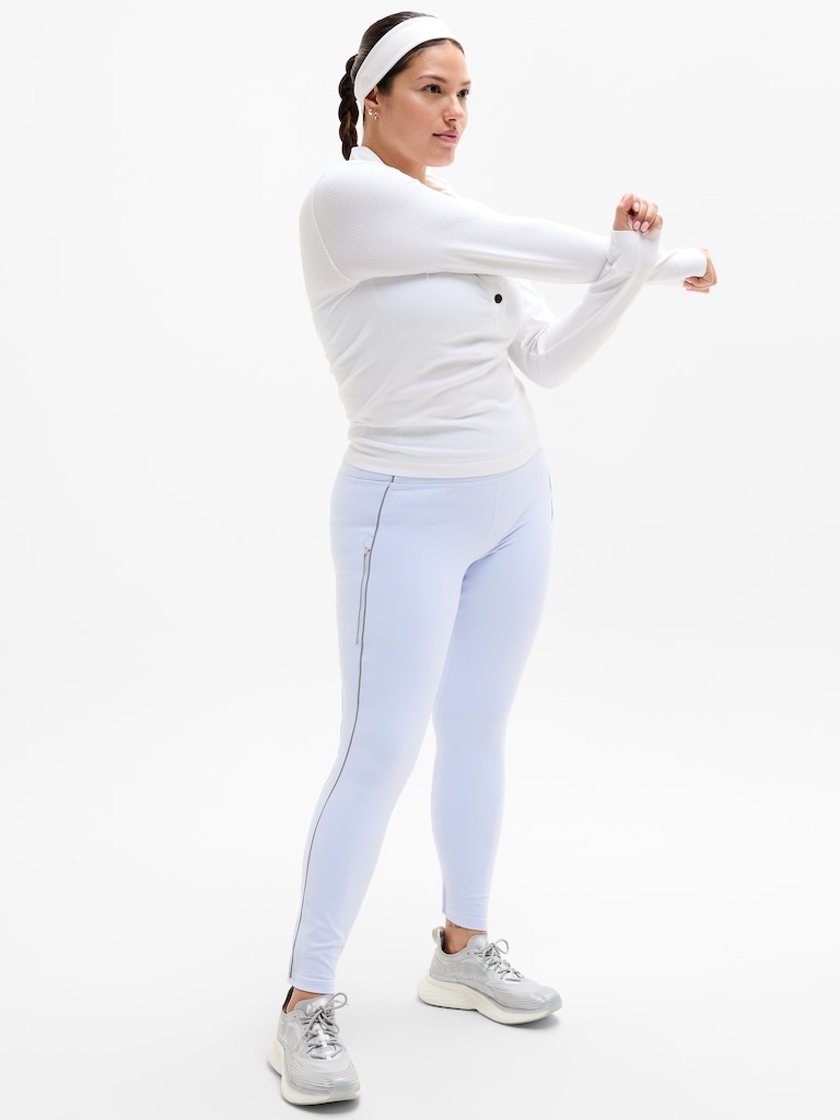 Rainier High Rise Reflective Stripe Legging