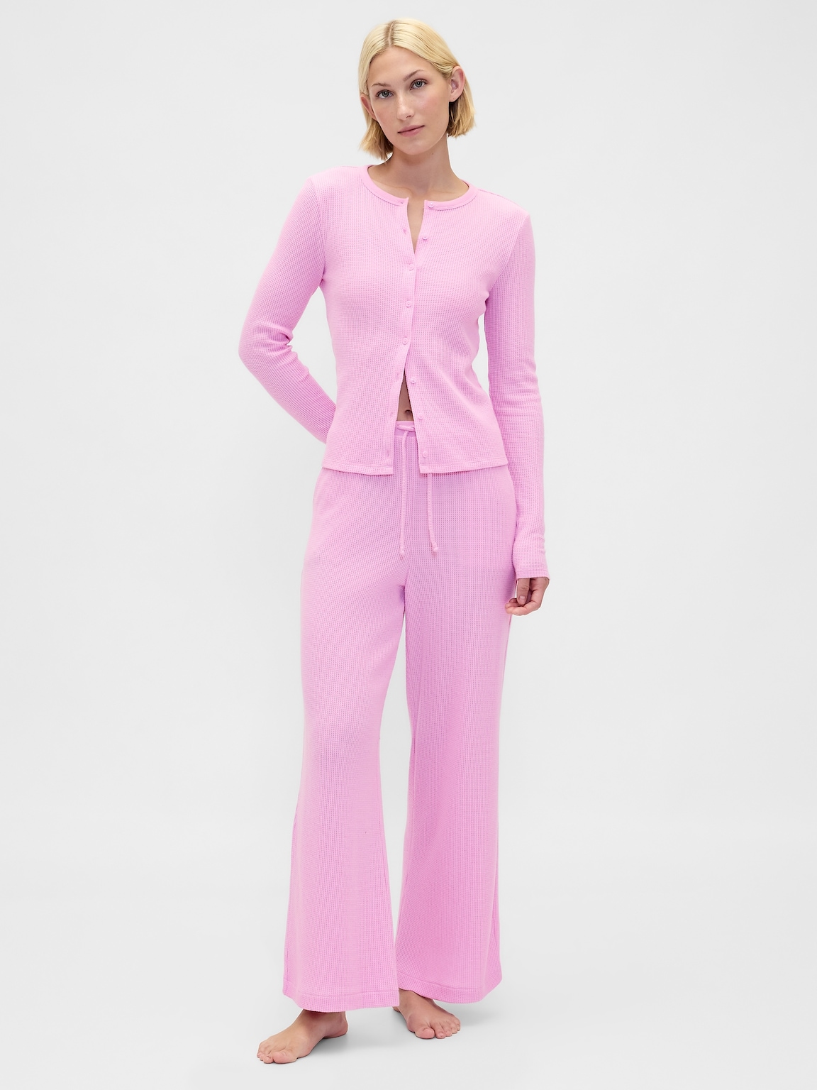 Waffle PJ Cardigan