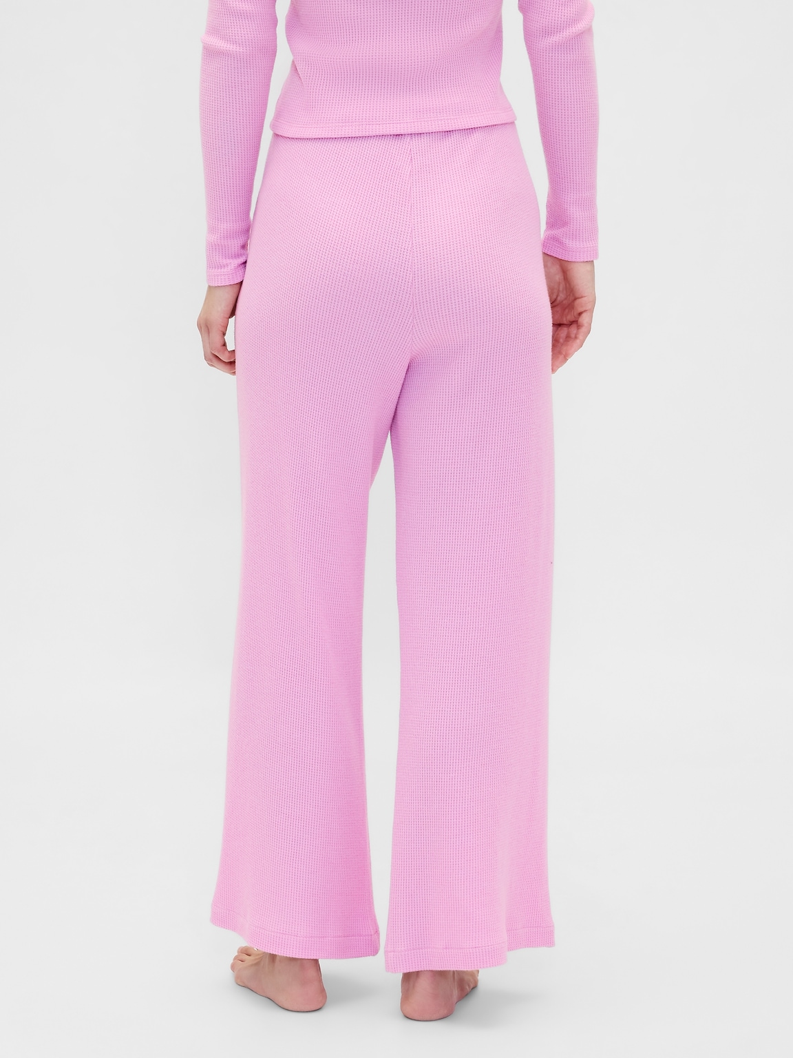 Waffle Wide-Leg PJ Pants