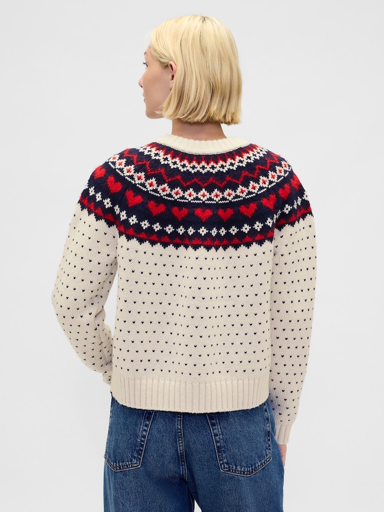 Cotton-Blend Raglan Crewneck Sweater