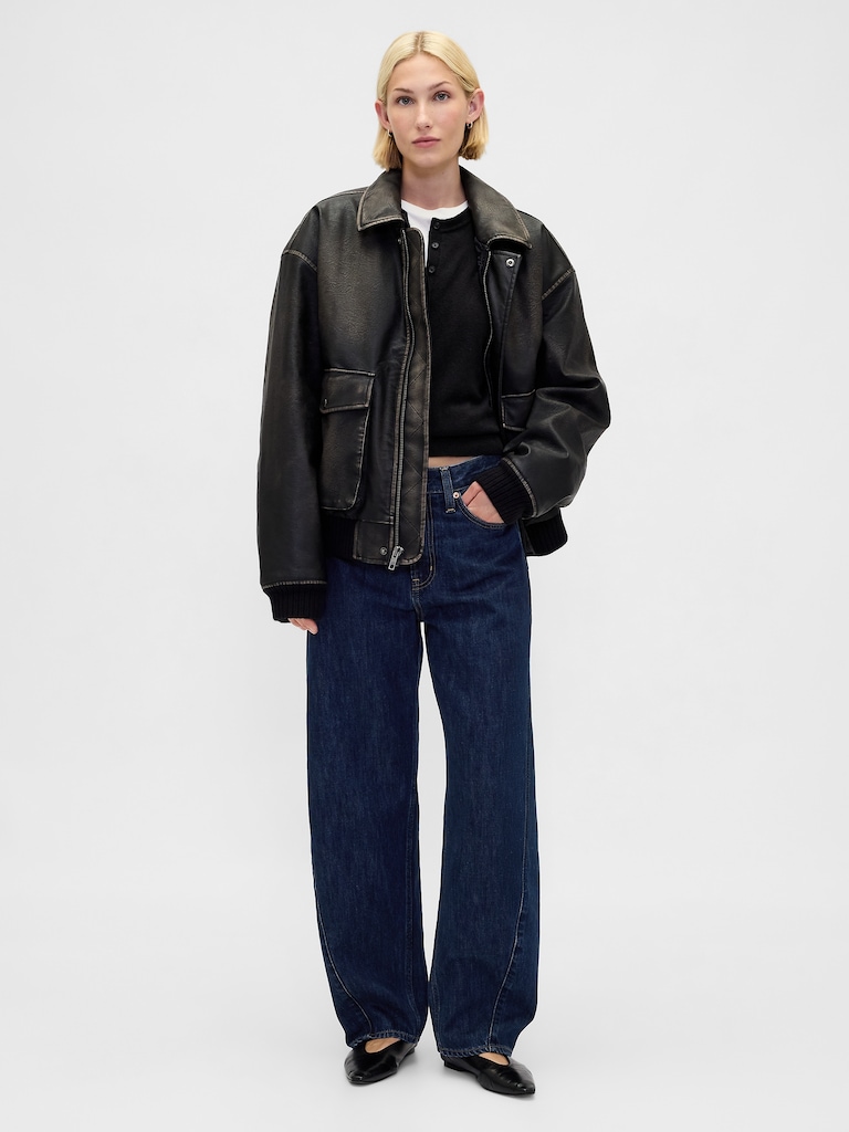 CashSoft Henley Sweater