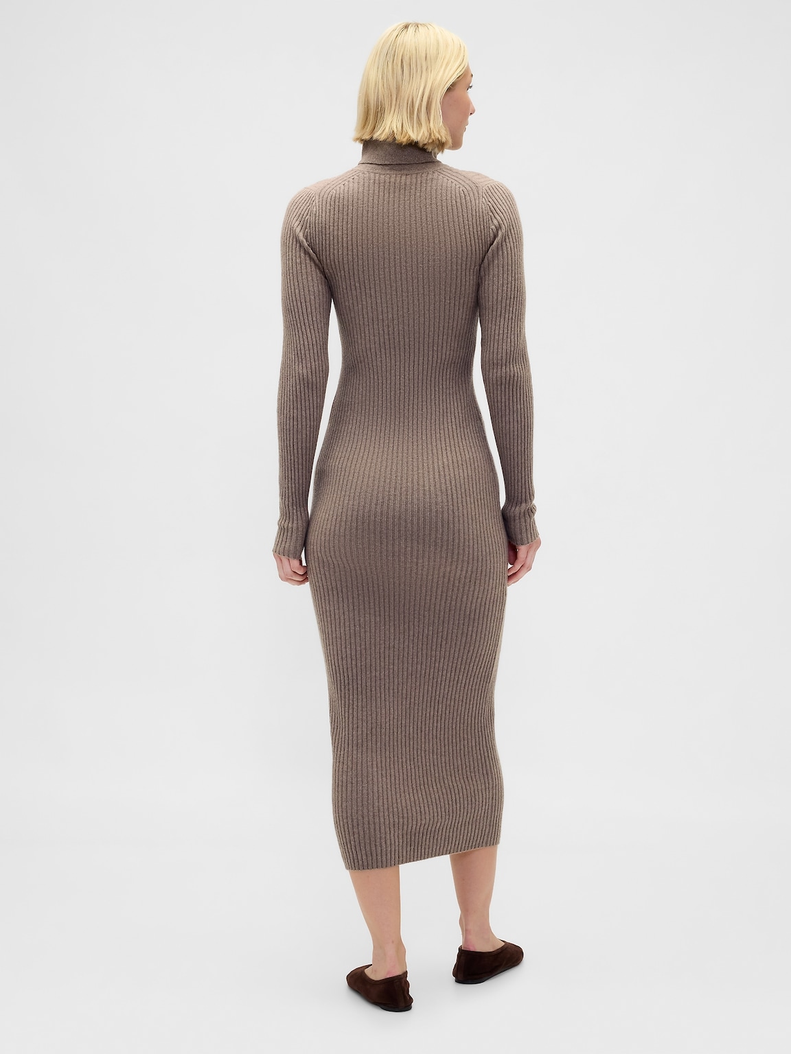 CashSoft Turtleneck Maxi Sweater Dress