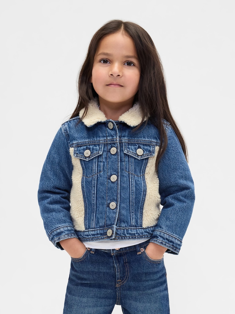 Baby & Toddler Sherpa Icon Denim Jacket