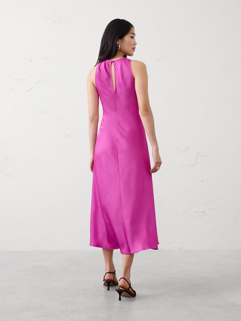 Satin Midi Dress