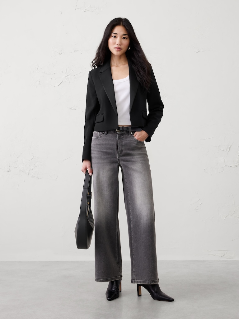 Tuxedo Cropped Blazer