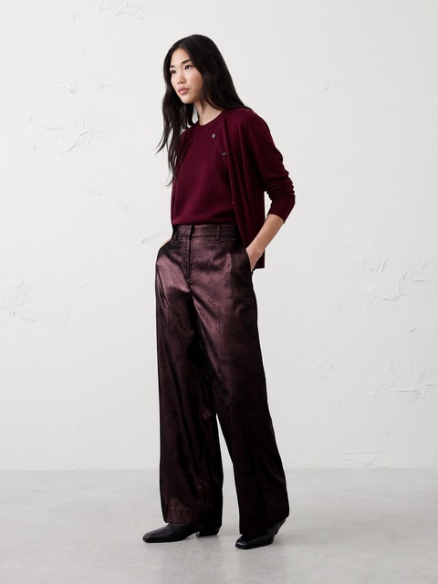 strapless open back dress Nettext suit pants women's summer new casual mopping high-waisted wide-leg  pants drooping long pants straight small pants main image 0
