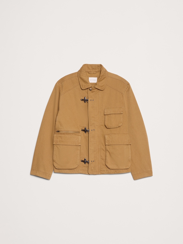 Cotton Fireman-Clasp Jacket