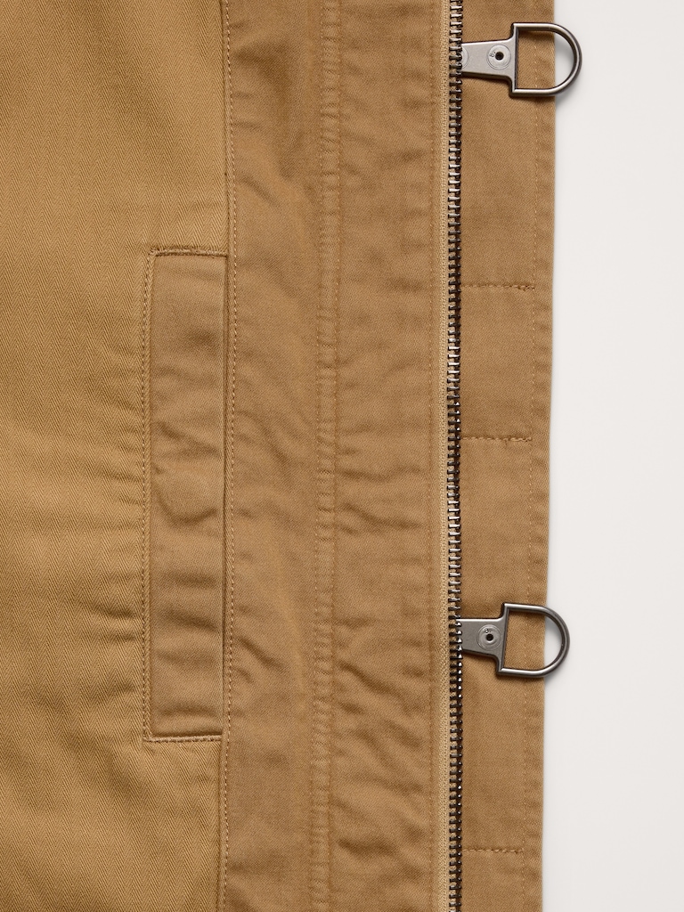 Cotton Fireman-Clasp Jacket