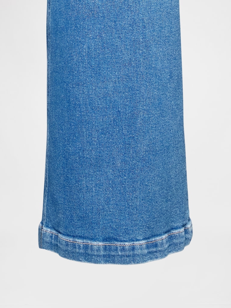 Extra High Rise Stride Wide-Leg Jeans