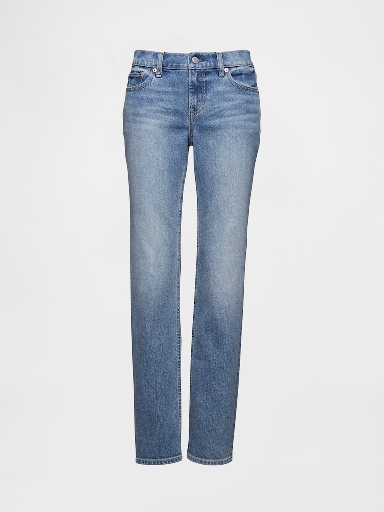 Low Rise '90s Slim Straight Jeans