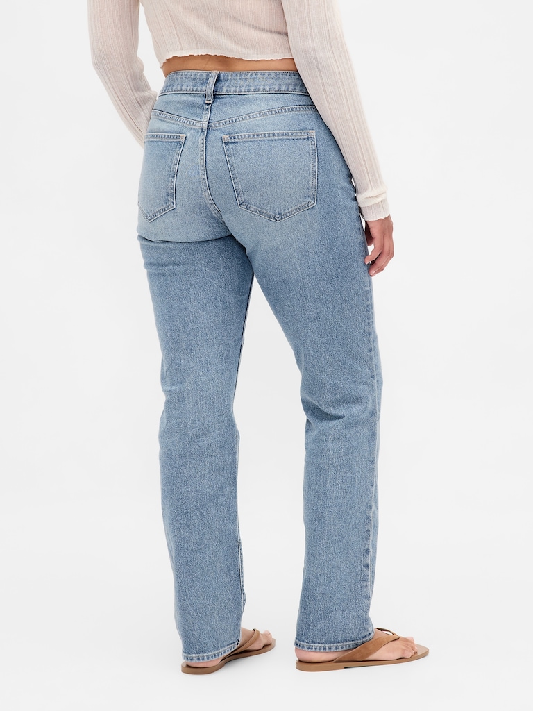 Curvy Low Rise '90s Slim Straight Jeans