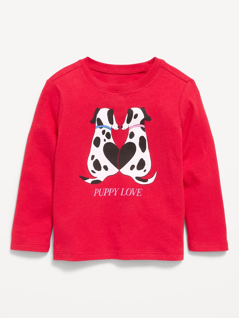 Long-Sleeve Graphic T-Shirt for Toddler Girls