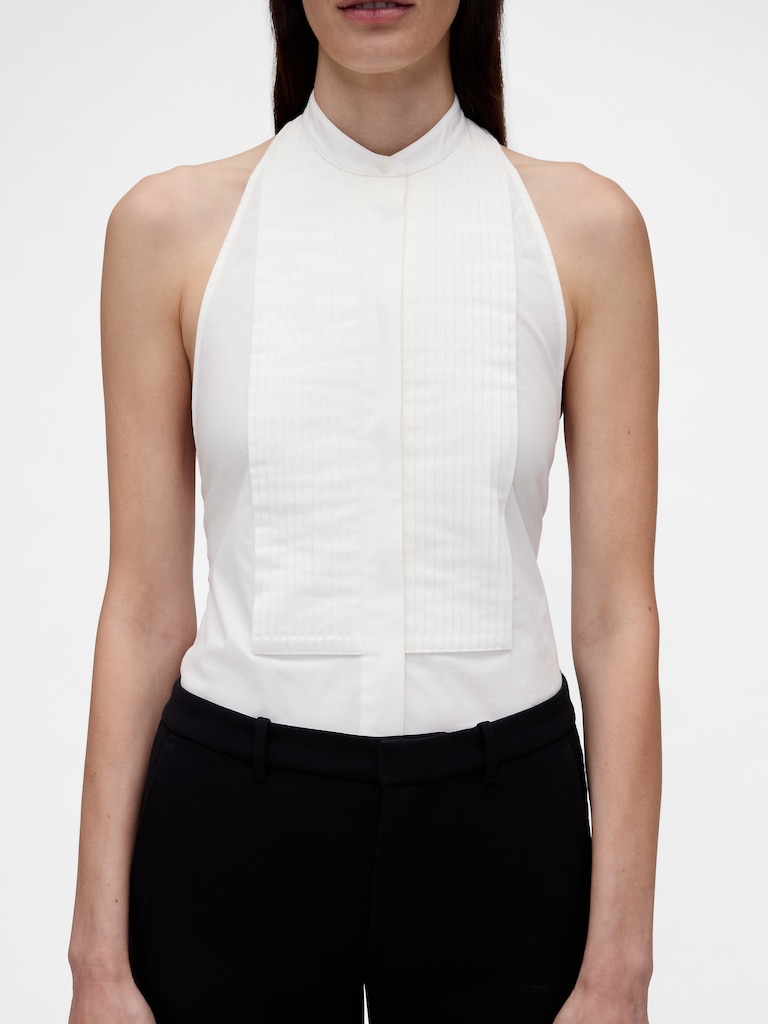 GapStudio Poplin Tuxedo Shirt