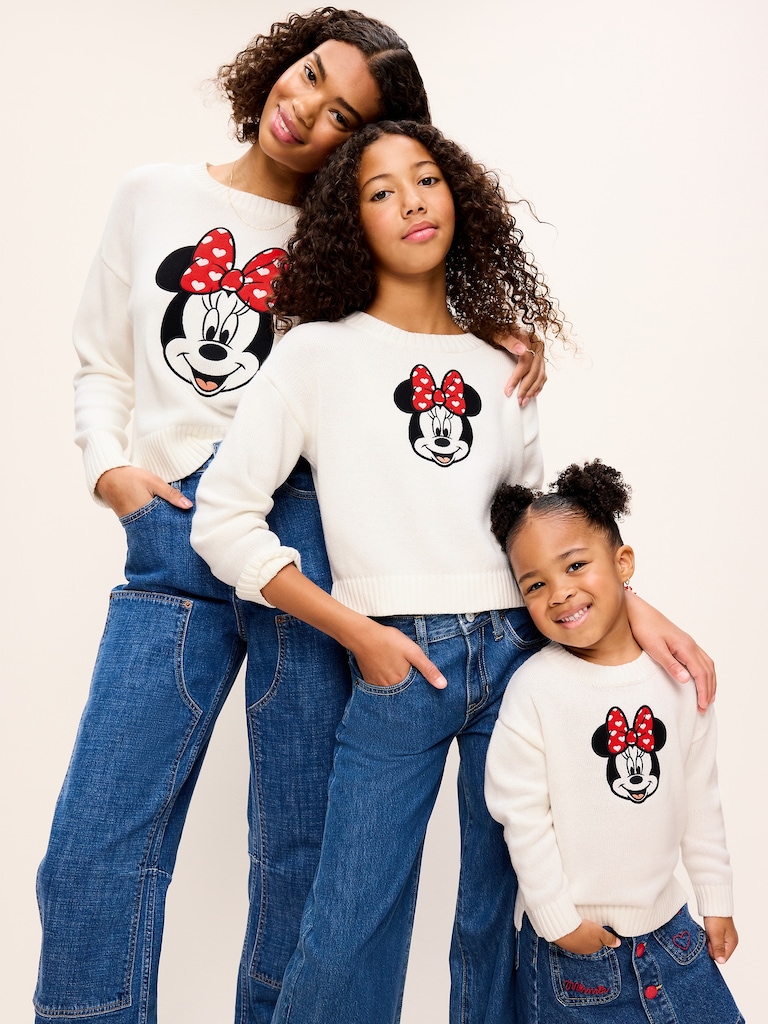 Old Navy x Disney Minnie Mouse Pullover Sweater for Toddler Girls