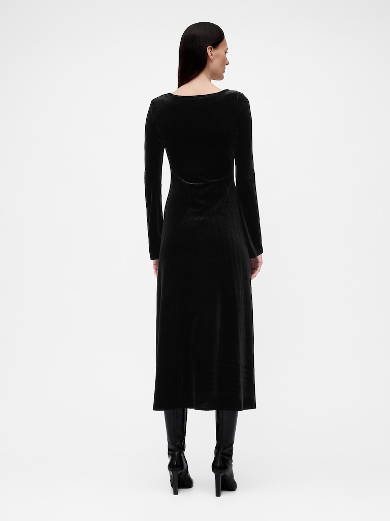 GapStudio Velvet Midi Dress