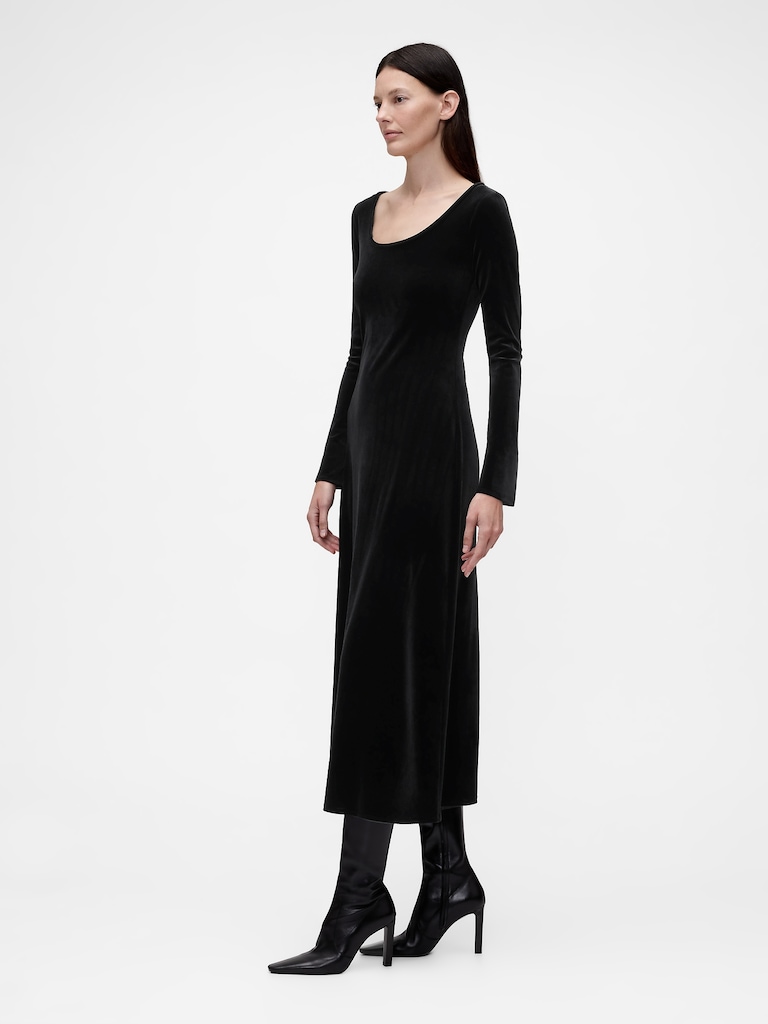 GapStudio Velvet Midi Dress
