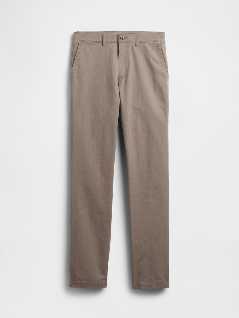 Modern Straight Khakis