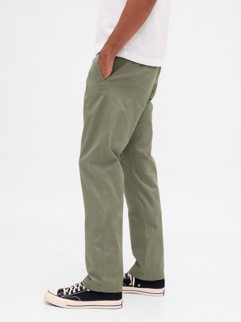 Modern Straight Khakis