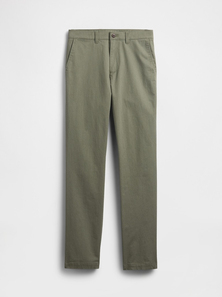 Modern Straight Khakis