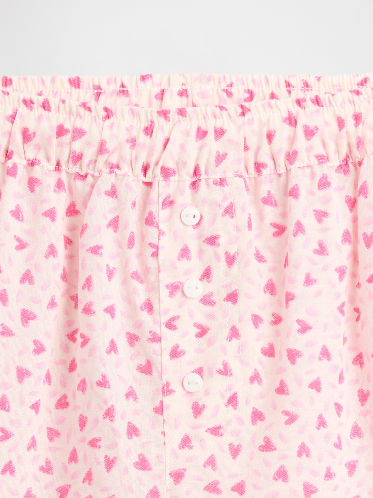 Kids Pull-On Poplin PJ Shorts