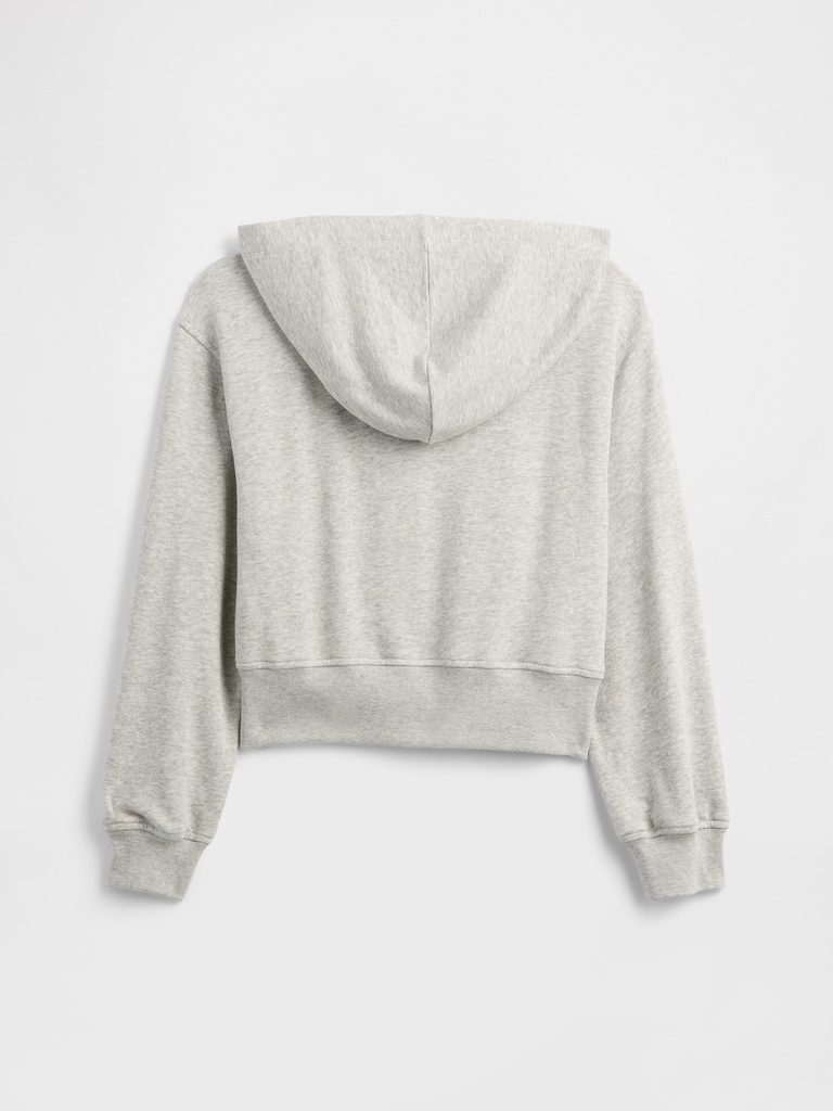 Kids Relaxed Wedge Zip Hoodie