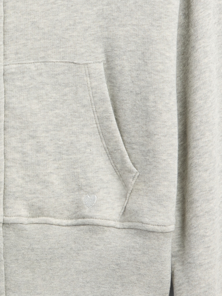 Kids Relaxed Wedge Zip Hoodie