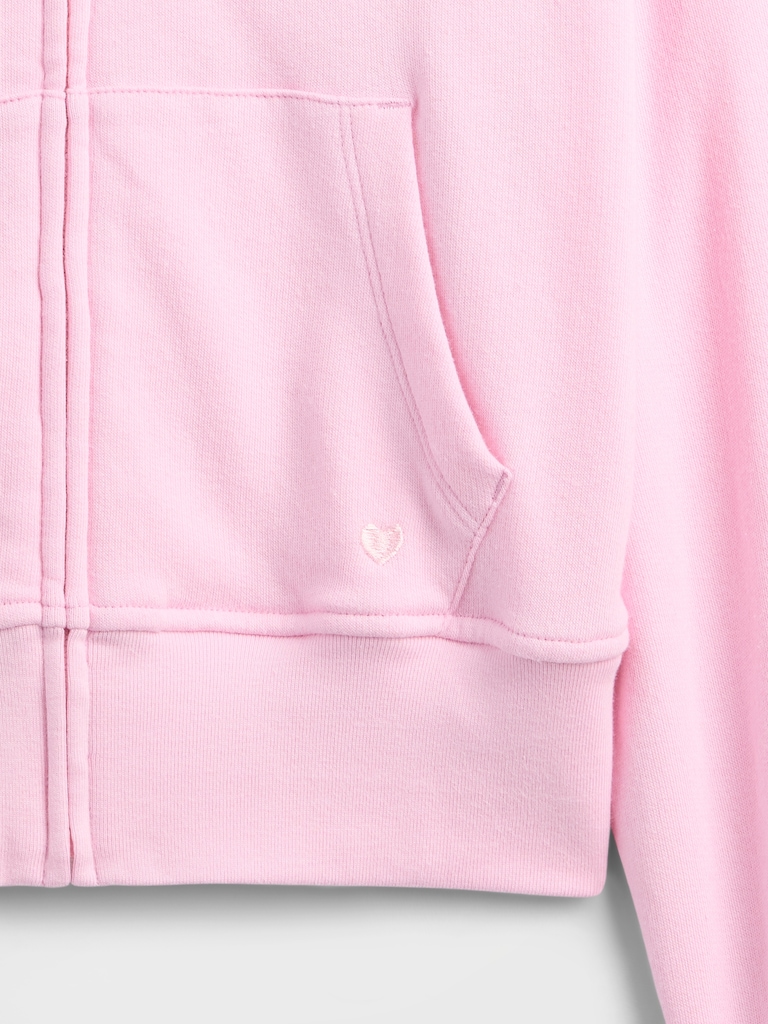 Kids Relaxed Wedge Zip Hoodie