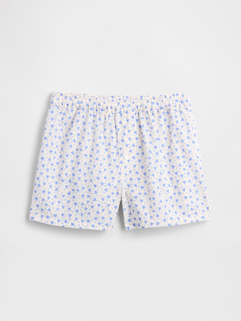 Kids Pull-On Poplin PJ Shorts