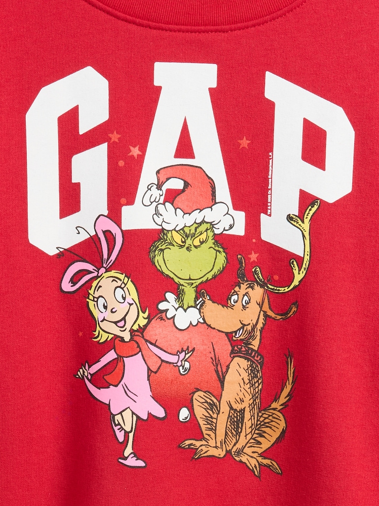 GapKids Dr Seuss™ Oversized Wedge Logo Sweatshirt