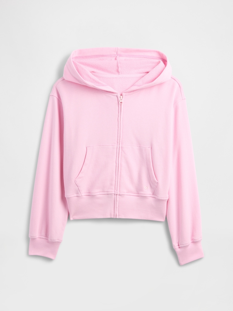 Kids Relaxed Wedge Zip Hoodie