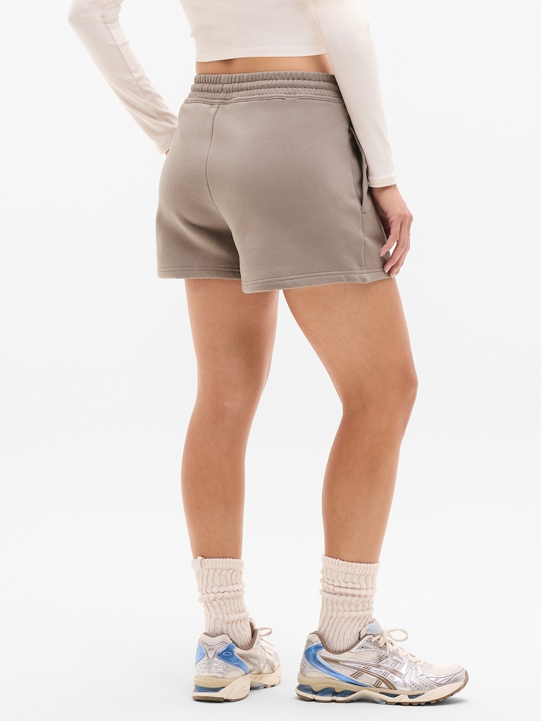 Forever Fleece Mid Rise 4" Short