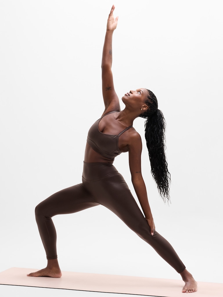 Elation High Rise Matte Foil Shine 7/8 Legging