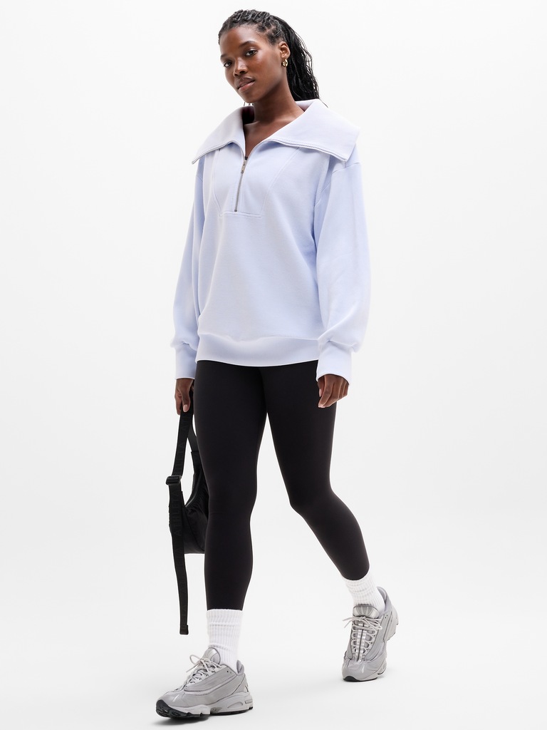 Ottoman Rib 1/4 Zip Sweatshirt