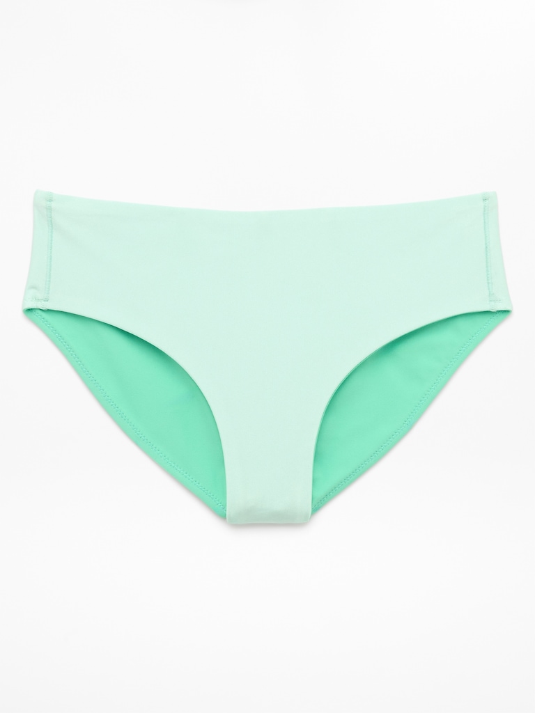 Athleta Girl Reversible Mid Rise Swim Bottom