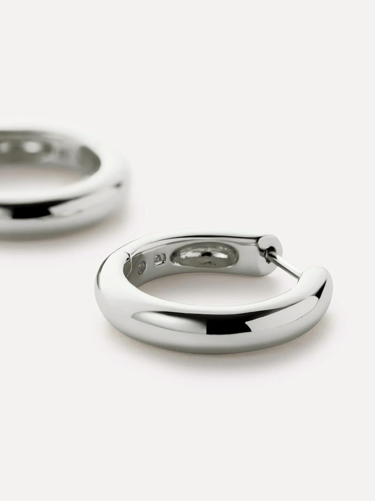 Ana Luisa Giulia Medium Hoop Earrings