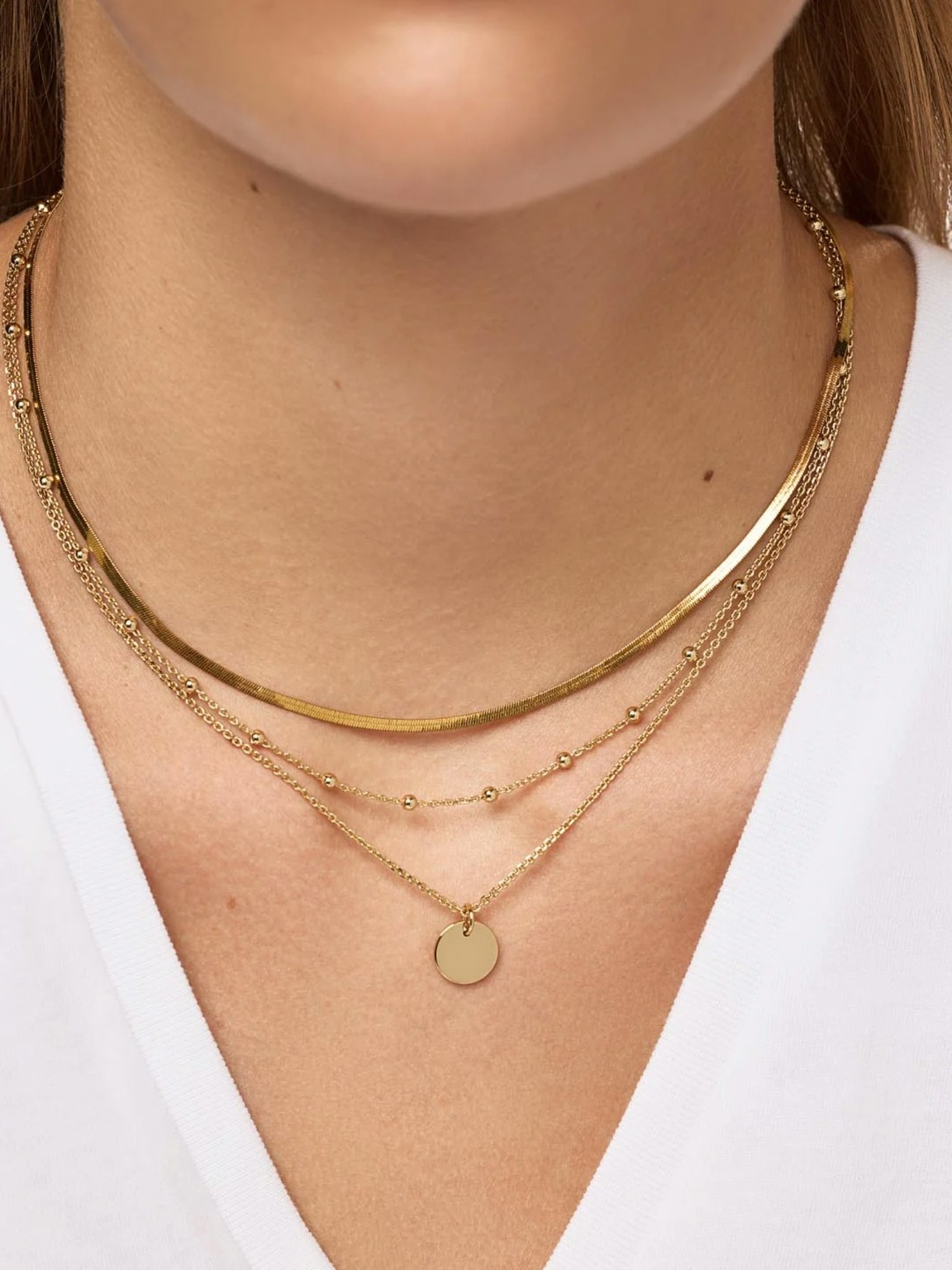 Ana Luisa Willow Coin Necklace Set