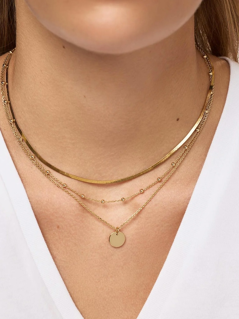 Ana Luisa Willow Coin Necklace Set