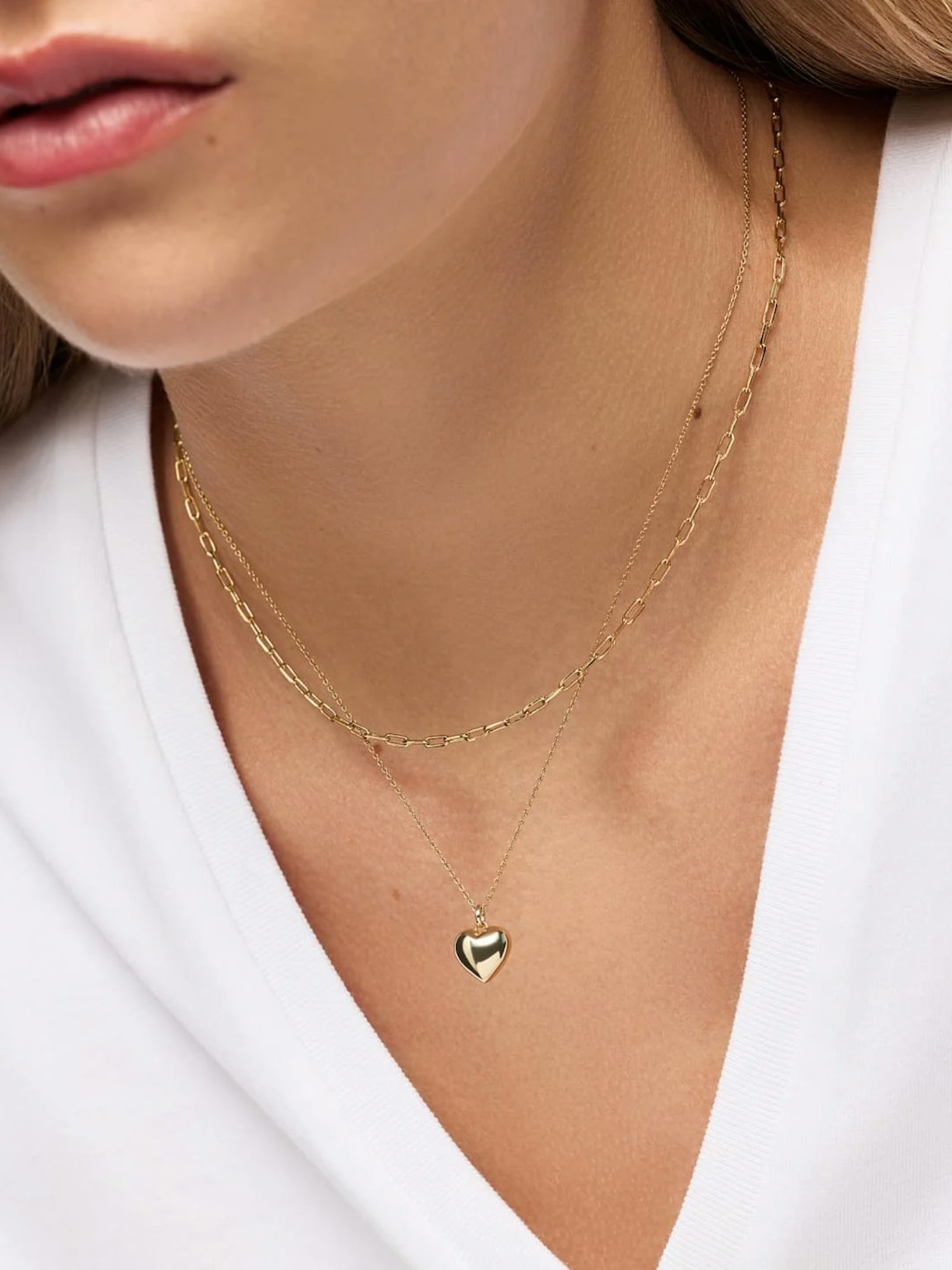 Ana Luisa Lev Small Heart Necklace