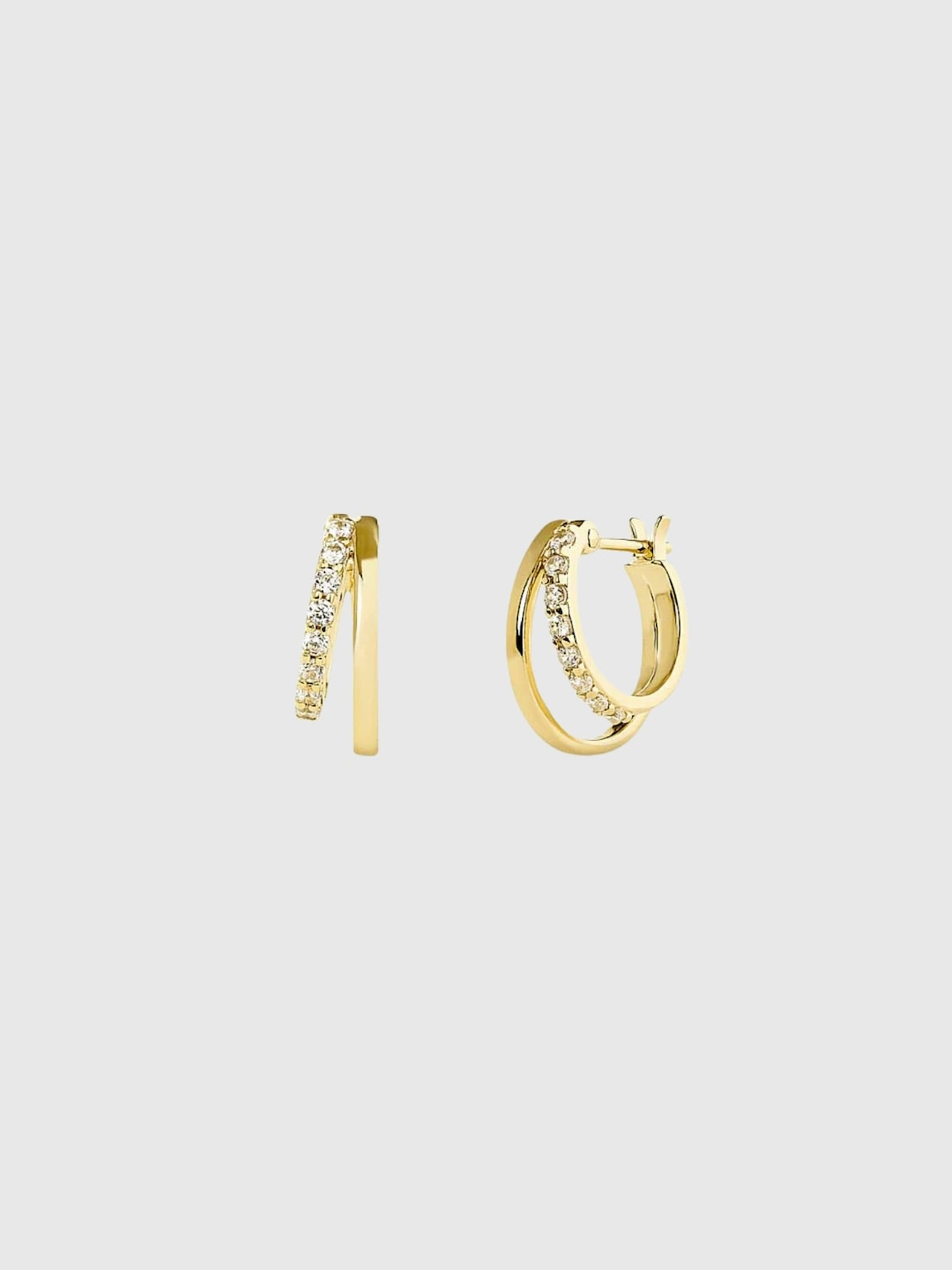 Ana Luisa Toda Mini Double Hoop Earrings